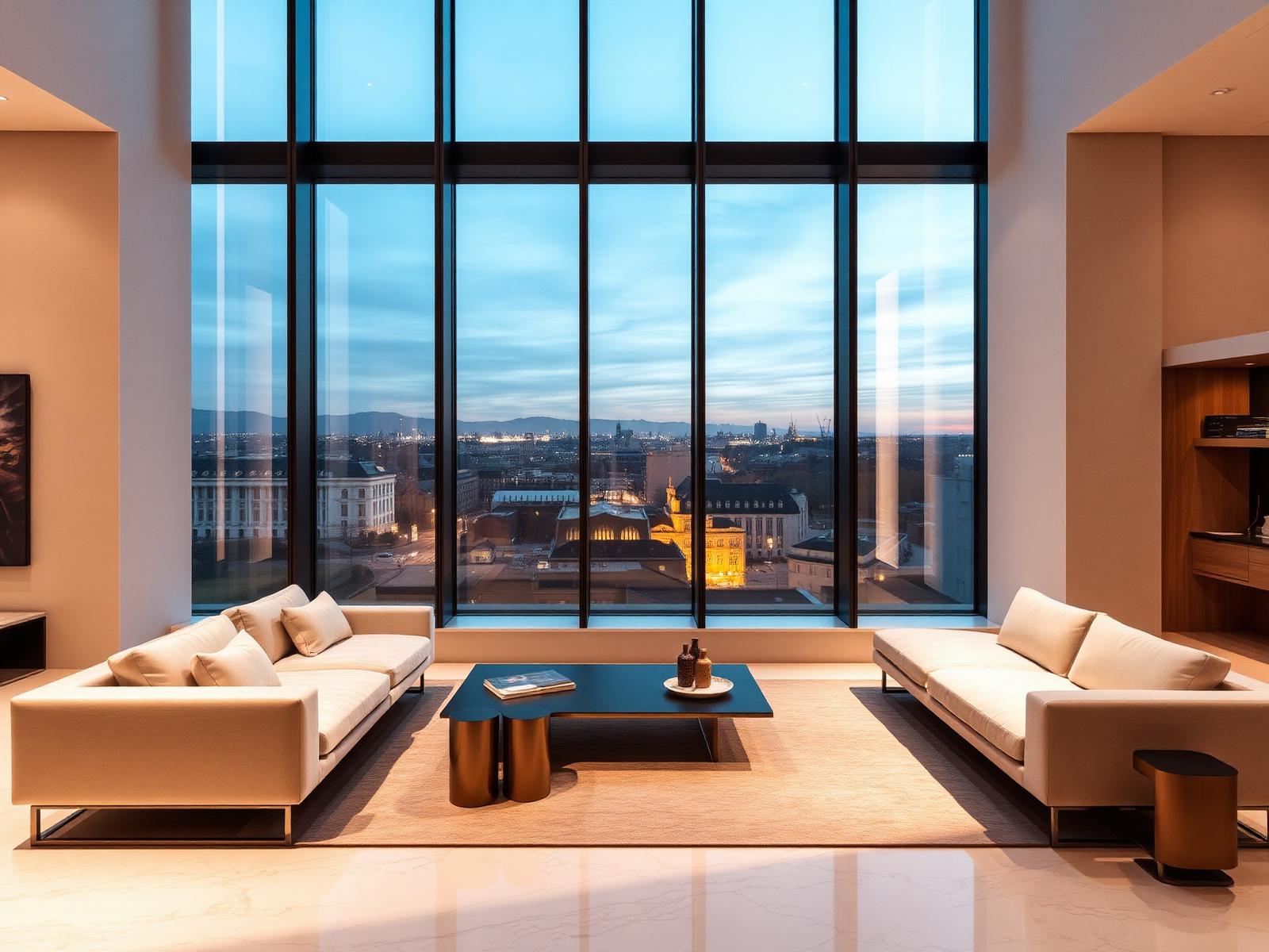 Luxuriöses Penthouse-Interieur in München